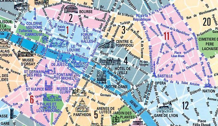 Plan d'intervention Desa plombier Paris 1er 6ème et 11ème arrondissement 75001 75006 et 75011